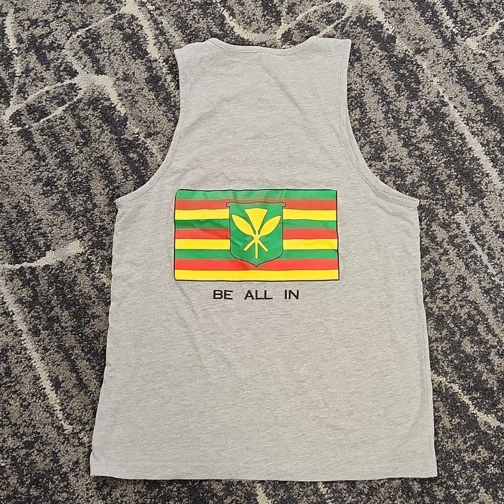 The Gym Maui Be All In Hawaii Tank Top M